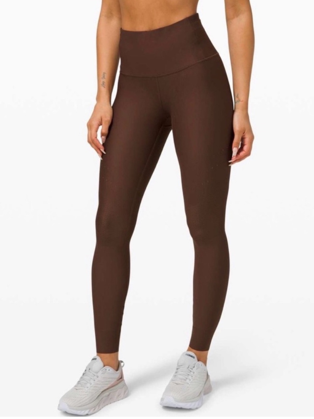 ISO Lululemon Zoned In Tight Brown Earth 4